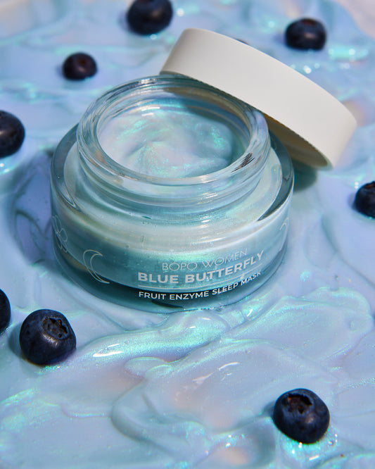 Blue Butterfly Enzyme Mask